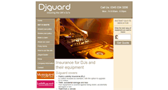 Desktop Screenshot of djguard.co.uk