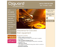 Tablet Screenshot of djguard.co.uk